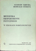 Metodyka eksperymentu fizycznego w szkołach podstawowych