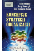Koncepcje strategii organizacji