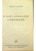 O naśladowaniu Chrystusa