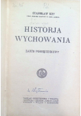 Historja wychowania 1924 r.