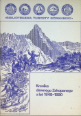 Kronika dawnego Zakopanego z lat 1848 - 1890