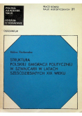Struktura polskiej emigracji politycznej w Szwajcarii  w latach sześćdziesiątych XIX wieku