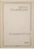 Teksty filozoficzne Transcendencje
