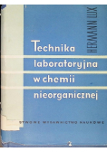 Technika laboratoryjna w chemii nieorganicznej