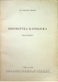 Dogmatyka katolicka Tom wstępny