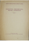 Gramatyka Historyczna języka czeskiego Część I
