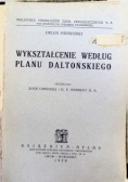 Wykształcenie według planu daltońskiego 1928 r.