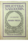 Goethe Wybór poezji
