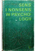 Sens i nonsens w psychologii