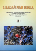 Z badań nad Biblią Tom 3