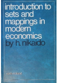 Introduction to Sets and Mappings in Modern Economics