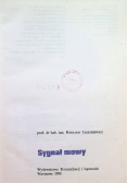 Sygnał mowy
