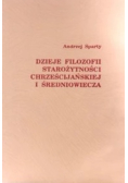 Dzieje filozofii starożytności chrześcijańskiej i średniowiecza