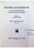 Kazania Katechizmowe Tom II 1930 r.