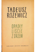 Opadły liście z drzew