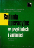 Badania operacyjne w przykładach i zadaniach