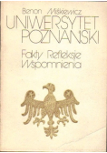 Uniwersytet Poznański Fakty refleksje wspomnienia