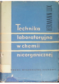 Technika laboratoryjna w chemii nieorganicznej