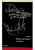 Stimmen der volker in liedern