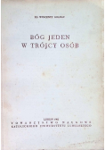 Bóg Jeden w Trójcy Osób