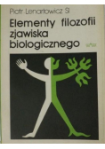 Elementy filozofii zjawiska biologicznego