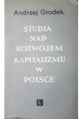 Studia nad rozwojem kapitalizmu w Polsce Tom II