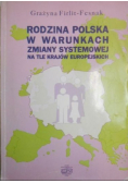 Rodzina polska w warunkach zmiany systemowej na tle innych krajów