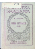 Bieliński Pisma literackie