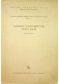 Katalog dokumentów tureckich Część 1