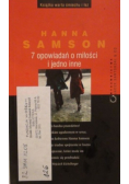 Samson Hanna - 7 opowiadań o miłości i jedno inne