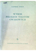 Wybór Polskich tekstów gwarowych