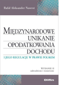 Międzynarodowe unikanie opodatkowania dochodu i jego regulacje w prawie polskim