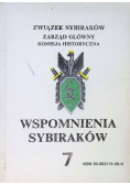 Wspomnienia Sybiraków Tom 7