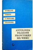 Antologia filozofii francuskiej XIX wieku