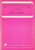 Duch a litera Tom XIX Zeszyt 3