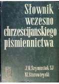 Słownik wczesnego chrześcijańskiego piśmiennictwa