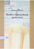 Studia o komunikacji społecznej