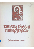 Teksty Pieśni Maryjnych