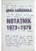 Notatnik 1973 - 1979