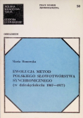 Ewolucja metod polskiego słowotwórstwa synchronicznego