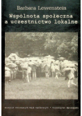Wspólnota społeczna a uczestnictwo lokalne