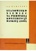 Stanowisko Niemiec na pierwszej Konferencji Haskiej