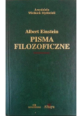 Einstein Pisma filozoficzne