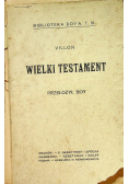 Wielki Testament 1917 r.
