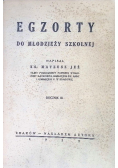 Egzorty do młodzieży szkolnej 1932 r.