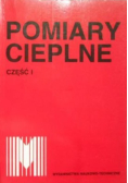 Pomiary cieplne, Część I