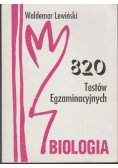 Biologia 820 testów egzaminacyjnych.