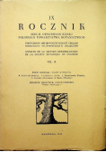 Rocznik sekcji dendrologicznej Polskiego Towarzystwa Botanicznego Tom IX