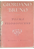 Bruno Pisma filozoficzne