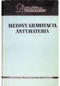 Mezony grawitacja antymateria